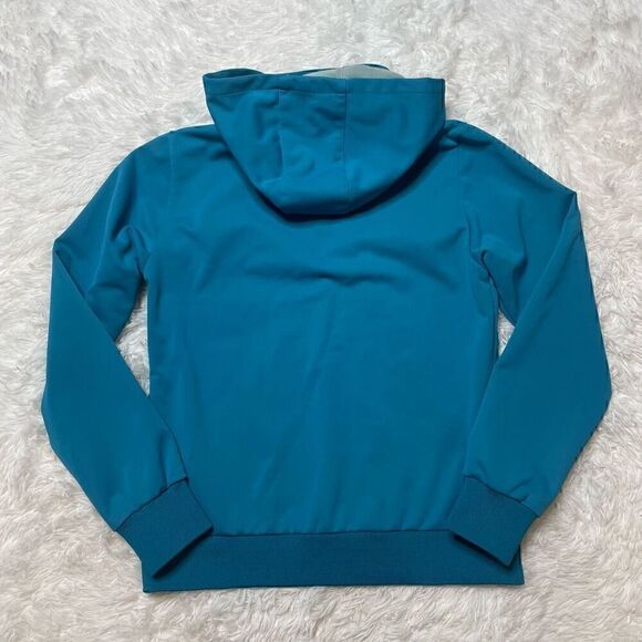 Burton Womens Jacket Size Large Spring Fall Lightweight Blue Full Zip Hooded - Picture 9 of 9